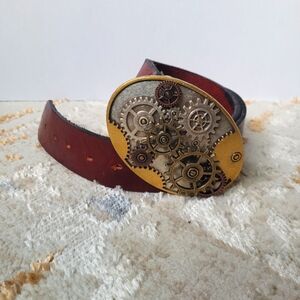 Handmade/Tandy | Steampunk Leather Belt
